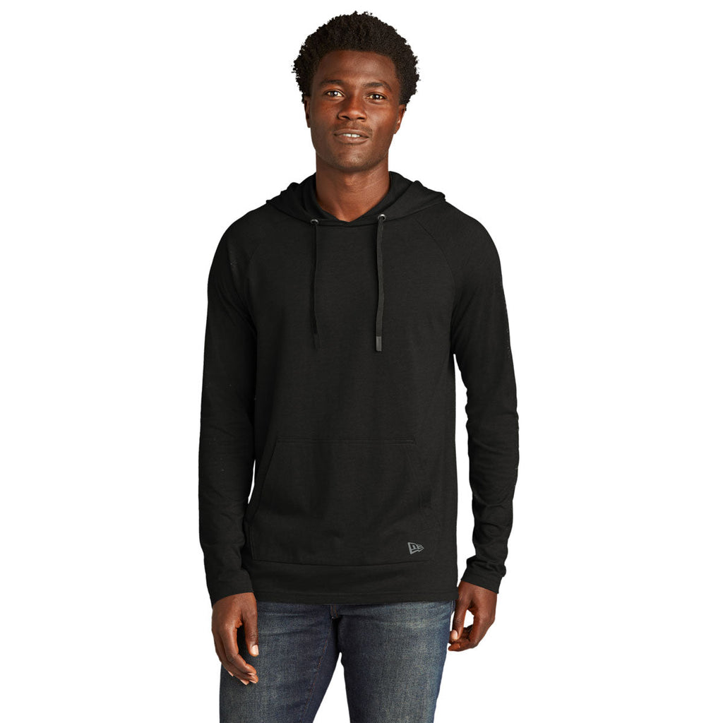 New Era Men's Tri-Blend Hoodie Black