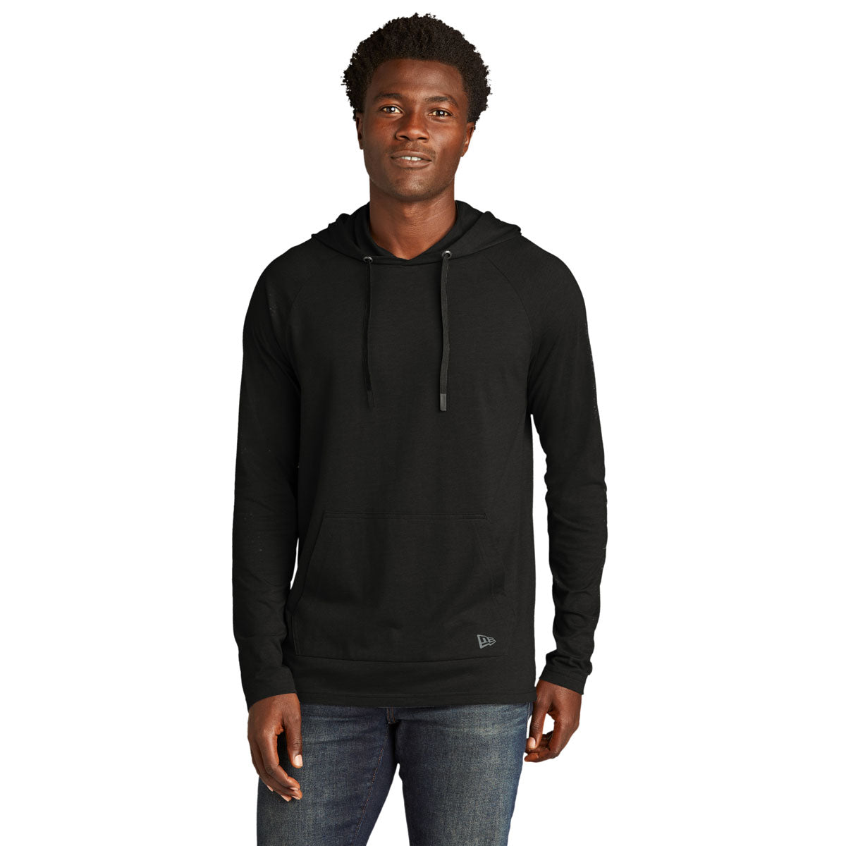 New Era Men's Tri-Blend Hoodie Black