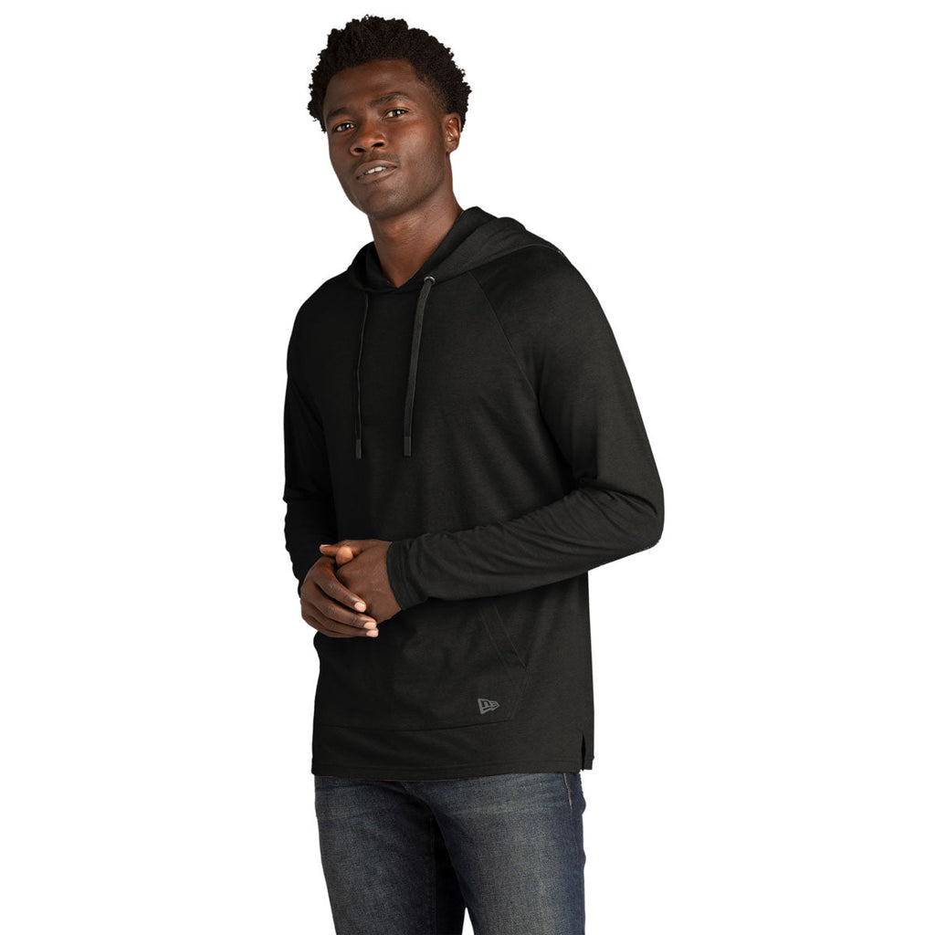 New Era Men's Tri-Blend Hoodie Black